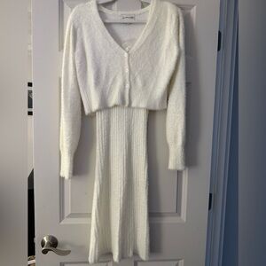 Two piece sweater dress